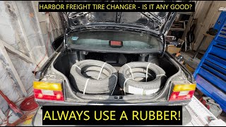 Mount and Balance Tires at home using Harbor Freight Tools [upl. by Imelda]