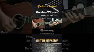 Careless Whisper  George Michael  EASY Guitar Tutorial  Chords  Guitar Lessons chordgitar [upl. by Manouch]