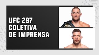 UFC AO VIVO COM IMAGENS COLETIVA DE IMPRENSA UFC 297 [upl. by Noitsirhc]