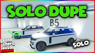 WORKING NEW SOLO CAR DUPLICATION MONEY GLITCH  SOLO GTA 5 Money Glitch  gta 5 Duplication Glitch [upl. by Udele]