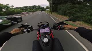 Highway testing of the Ducati 698 Mono RVE [upl. by Bandur]