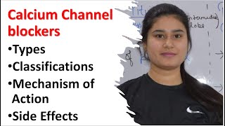 Calcium Channel Blockers in Hindi  Types  Classification  Mechanism of action  Indication [upl. by Adnaloj144]