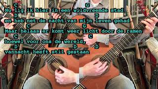 Het is een Nacht  Guus Meeuwis lyrics  chords video [upl. by Renee]