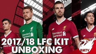 LIVERPOOL HOME KIT 201718 Revealed [upl. by Einreb]