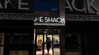 How expensive is Shake Shack burger shakeshack burgerlovers [upl. by Enortna]