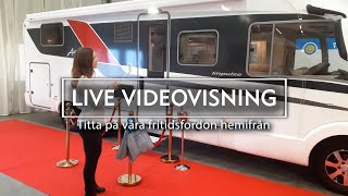 Live videovisning hos Svea Husbilar [upl. by Polak]