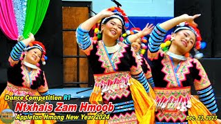 Ntxhais Zam Hmoob  Dance Competition R1 Appleton Hmong New Year 2024 [upl. by Devlen]