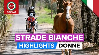 Strade Bianche 2023 Highlights  Donne [upl. by Lachish]