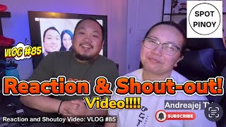 Buhay Amerika  Spot Pinoy Reaction Video and Shoutout Video  VLOG 85 [upl. by Eeryn810]