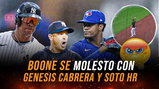 Aaron Boone se KILLA con Genesis Cabrera  SOTO HR 28 [upl. by Gabrielli]