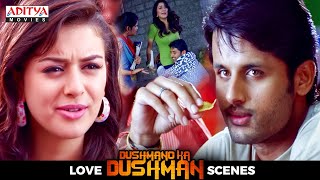 Dushmano Ka Dushman Movie Love Scenes  Nithiin Hansika Motwani  Aditya Movies [upl. by Retsel]