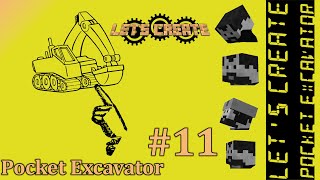 Lets Create Ep 11  Pocket Excavator Minecraft Create Mod SMP [upl. by Tapes554]