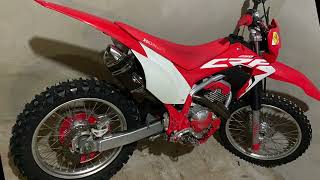 Trocando escapamento CRF 250f  Original x Viola Racing [upl. by Svend]