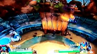 Skylanders Battle Semifinals Round 2 Lightning Rod VS Ignitor [upl. by Iman]