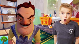 Escaping Hello Neighbor  The Adventurers Gaming [upl. by Isahella]