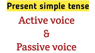 Present simple active and passive voice  English grammar  Sunshine English [upl. by Kral525]