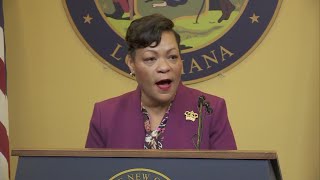 Mayor Cantrell press briefing [upl. by Smailliw]