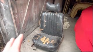 Mercedes R107 seat removal and disassembly [upl. by Griggs273]