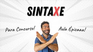 SINTAXE  Entenda de uma vez por todas [upl. by Beale427]