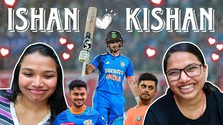 Reacting to Cricket edits ft Ishan Kishan aka Ishu Kishu🤭✨ [upl. by Aikemahs614]