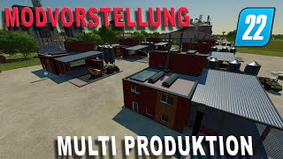 LS22 Modvorstellung  Multi Produktionsfabrik für Kalk  Saatgut  Dünger  Mineralfutter [upl. by Ahsital539]