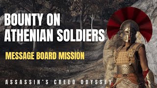 Bounty on Athenian Soldiers  Hard Level  Assassins Creed Odyssey [upl. by Nilad838]