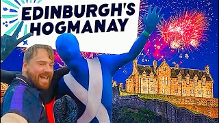 Edinburgh Hogmanay Scottish New Years Celebrations [upl. by Ohl739]