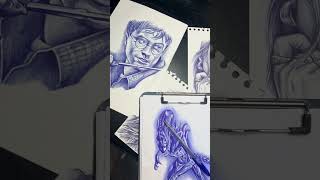 Just a biro pen sketch drawings [upl. by Mauer]