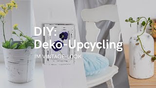 DIY Shabby Chic selber machen 🖼️✨ DekoUpcycling im VintageLook mit Kreidefarbe [upl. by Waters]