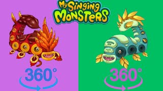 NEW MONSRES Rare Fleechwurm amp Magical Sanctum Dipsters  360 My Singing Monsters [upl. by Ecirtam]