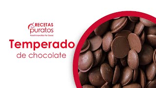 Recetas Puratos Temperado de chocolate [upl. by Klimesh334]