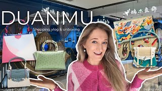 IS THIS THE HERMÈS OF CHINA 😍 DUANMU SHOPPING VLOG amp LUXURY UNBOXING  Duanmu bags  Lesley Adina [upl. by Akselaw]