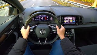 2022 Skoda Karoq Sportline 20 TSI  pov test drive [upl. by Schou]