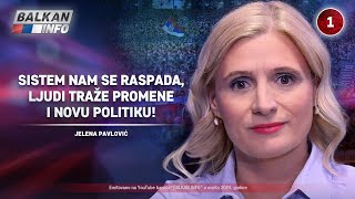 INTERVJU Jelena Pavlović  Sistem nam se raspada ljudi traže promene i novu politiku 1732024 [upl. by Tibbetts707]