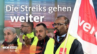 Streik NRW Öffentlicher Dienst im Tarifstreit  WDR aktuell [upl. by Bryana]