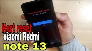 Como formatear un xiaomi Redmi note 13Resetear Redmi note 13Hart reset Redmi note 13 [upl. by Ailel]