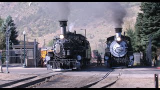 Durango amp Silverton Narrow Gauge Railroad 2012 Part 1 HD [upl. by Yarrum]