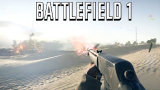 Battlefield 1 M1907 SL Sweeper Conquest Gameplay No Commentary [upl. by Antonietta]