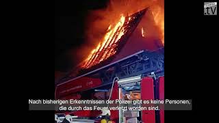 Großbrand mitten in Bad FriedrichshallDuttenberg [upl. by Kcirad]