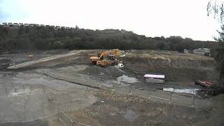 Kirklees College New Engineering Centre  Timelapse Progress December 2011 [upl. by Alemrac427]