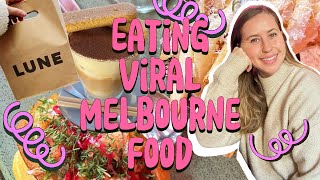 Craving Viral Melbourne Foods  Lune Cookie Croissants Fancy Pastries and Tiramisu Coffee [upl. by Aletha]