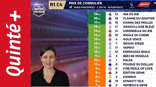 PRONOSTICS  LE CARNET DE NOTES DU QUINTÉ DU DIMANCHE 21 JANVIER À VINCENNES  PRIX DE CORNULIER [upl. by Adiell533]