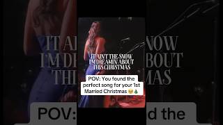 POV You found THE anthem for your 1st married Xmas newmusic christmas wedding christmasmusic [upl. by Sulakcin]