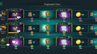 Unlocking Sphinx Clubhouse Rank 1  Harry Potter Hogwarts Mystery [upl. by Spada]