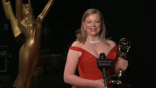 Sarah Snook 75th Emmy Awards Thank You Cam [upl. by Aisereht]