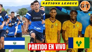 EL SALVADOR VS SAN VICENTE Y LAS GRANADINAS EN VIVO 🛑 Nations League  Liga B  Jornada 4 🌎GRANEGA [upl. by Vasileior]