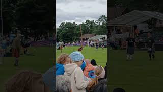 Caber tossing fail at Ballater Highland Games scotland highlandgames [upl. by Odericus967]