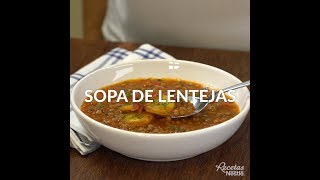 SOPA DE LENTEJAS [upl. by Kermy]