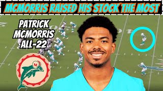 Film Breakdown Patrick McMorris Played AMAZING vs Falcons in Preseason Week 1 [upl. by Johnath]