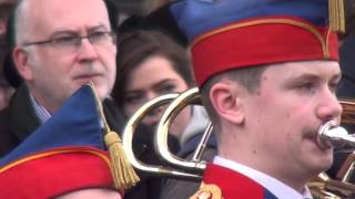 Artane Band Playing outside GPO Easter Monday 2016 [upl. by Constancia]